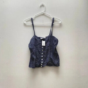 Vintage - NWT 90’s Y2K Jacob Brand NOS Floral Bustier Tank Top